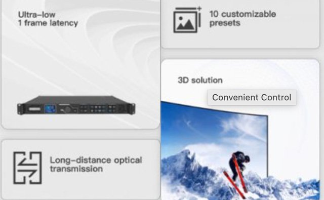 5. Convenient Control 5. Convenient Control